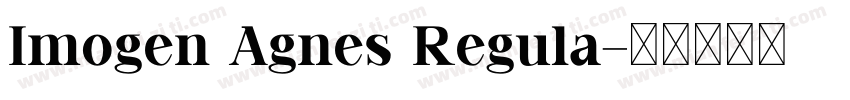 Imogen Agnes Regula字体转换